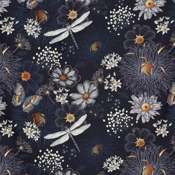 NIKA 55 SATIN SENGE SÆT 220 X 200 CM DARK MARY