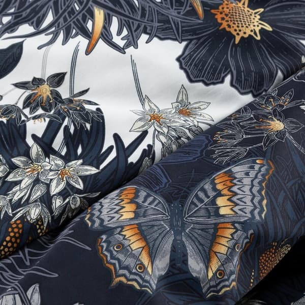 NIKA 55 SATIN SENGE SÆT 220 X 200 CM DARK MARY