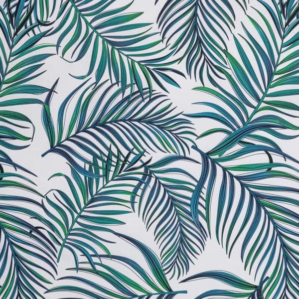 VUODEVARUSTETTI D91 PALMS 02 160 X 200 CM TURKOOSI