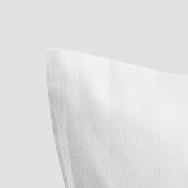 Set med två örngott | CARINO | satin vit | 2*40x40cm | 738562
