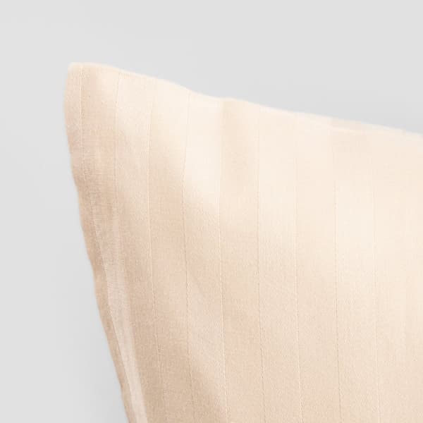 Set med två örngott | CARINO | satinbeige | 2*40x40cm | 738548