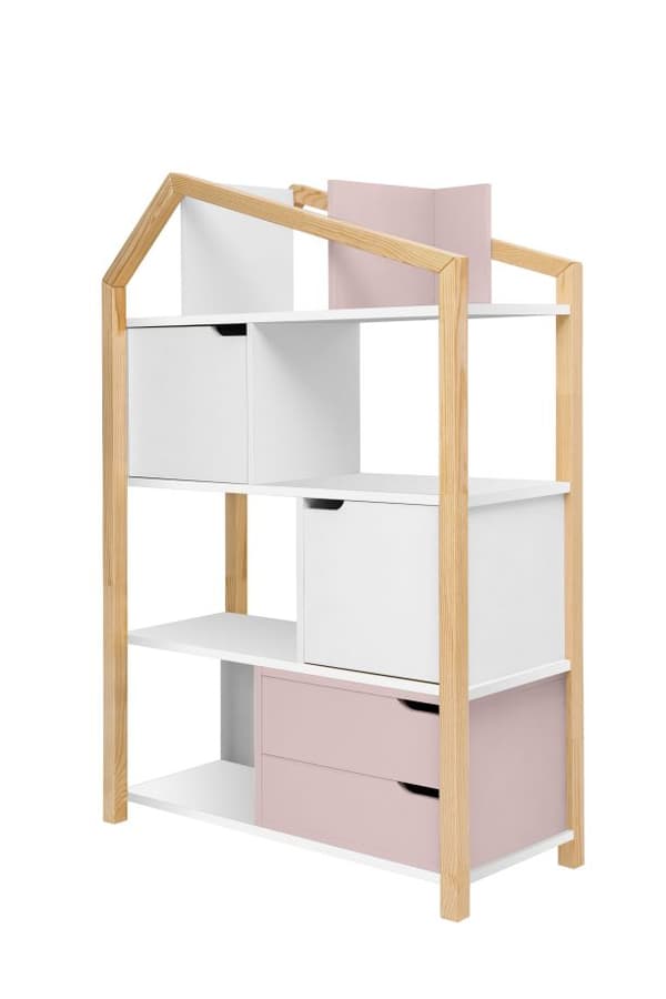 Bellamy – Manhattan bokhylla phoebe flamingo – Färg: Flamingo