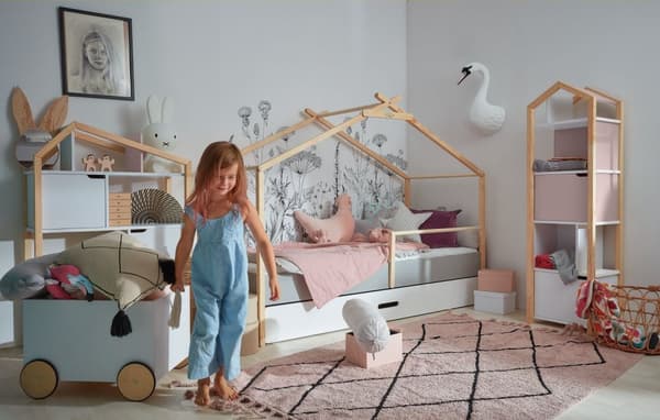 Bellamy – Manhattan bokhylla phoebe flamingo – Färg: Flamingo