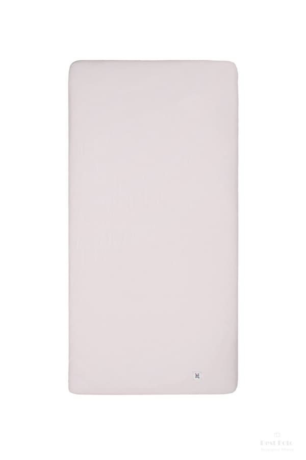 Spjälsängslakan Jersey 60X120 – 100% bomull, Oeko-TEX certifierat, med resår – rosa