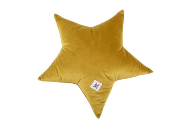Koristeellinen samettityyny Ø50 cm - Oliivinvihreä, hypoallergeeninen täyte.