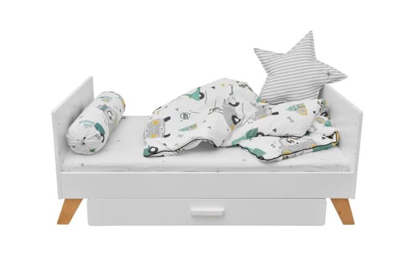 Jackie Hund Duvet & Kudde Set - För Små Barn (0-5 År) - Allergivänlig Bomull, Tvättbar M