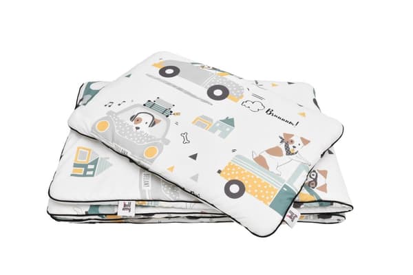 Jackie Hund Duvet & Kudde Set - För Små Barn (0-5 År) - Allergivänlig Bomull, Tvättbar M