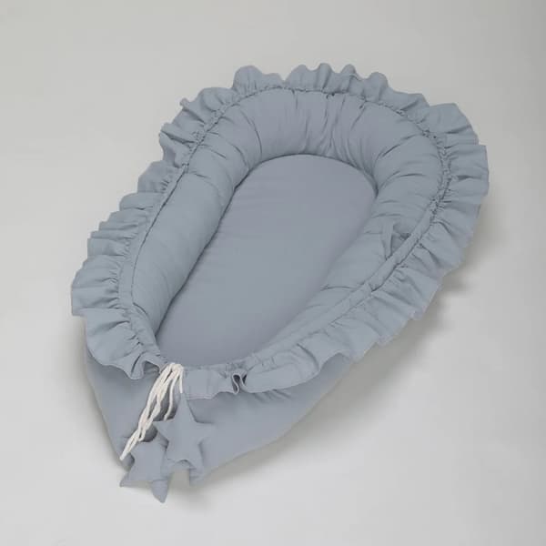 Baby Crib Nest, Miljøvenligt Materiale, Behagelige Dimensioner,Blå