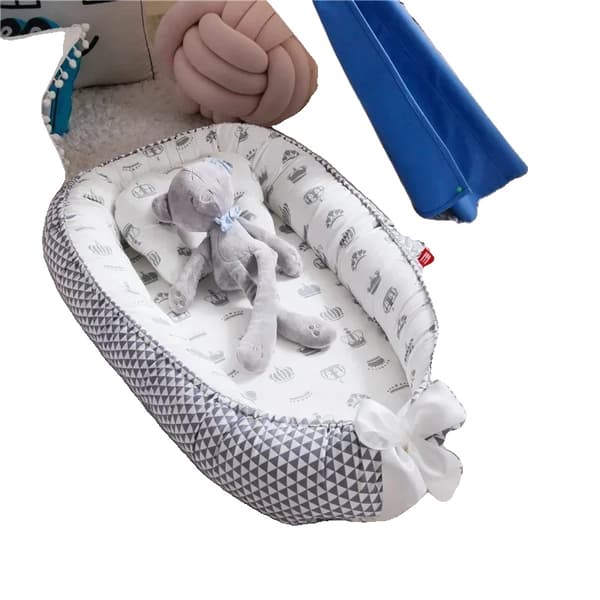 Vauvan pesäpeti, pehmeä puuvillamateriaali, kannettava pinnasänky,1