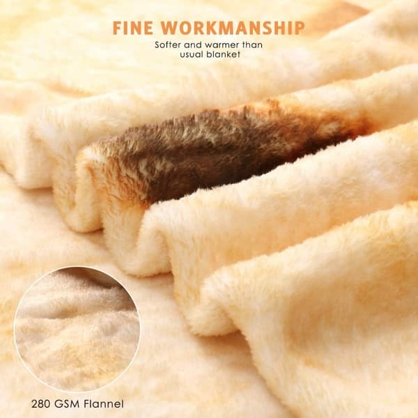 Tortilla Wrap Filt, Lättviktsmaterial, Maskintvättbar, Familjevänlig Design