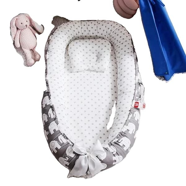 Vauvanpesä, pehmeä pehmustus, kannettava kehto, unisex-muotoilu,2