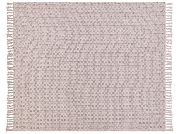 BERE överkast Bomull 220 x 240 cm Pastellrosa Lumarko!