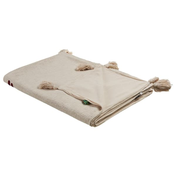 DEOGHAR Peitto Puuvilla 130 x 180 cm Beige Lumarko!