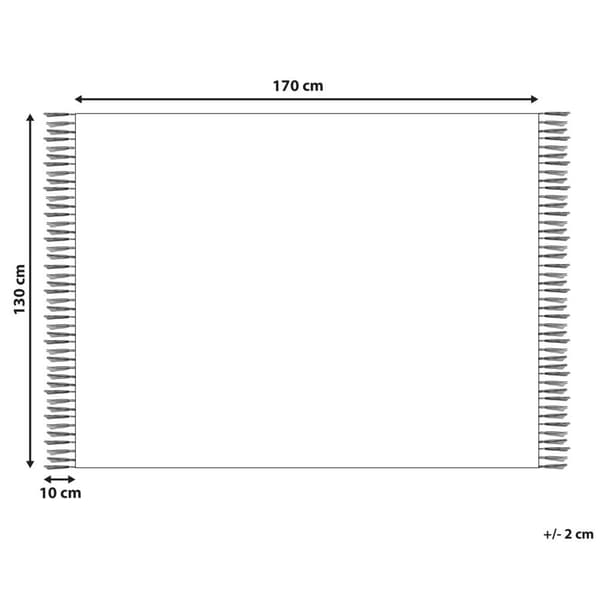 TARLAY-huopa 130 x 170 cm Sininen Lumarko!