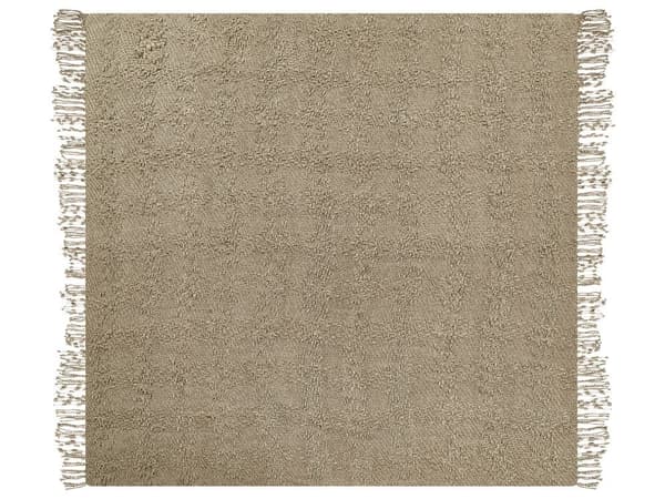 Filt VELLA Bomull 200 x 220 cm Beige grå Lumarko!