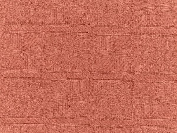 MARAKA överkast Bomull 200 x 220 cm Ljusrött Lumarko!