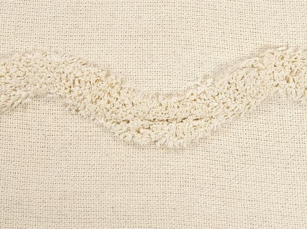Bomullsfilt 125 x 150 cm beige KHARI