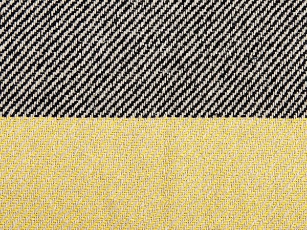 Bomullsfilt 125 x 150 cm grågul LAPU