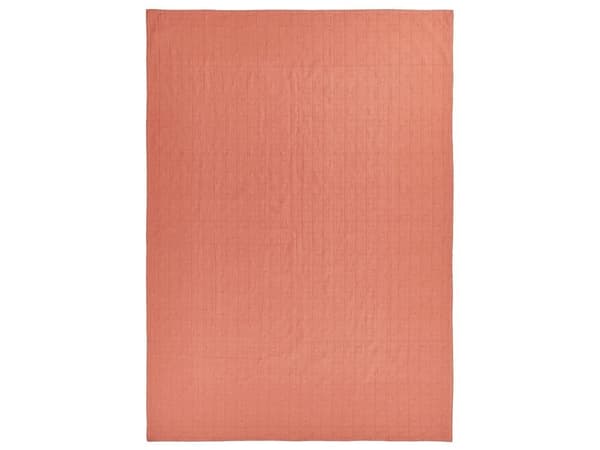 Sengetæppe i bomuld 150 x 200 cm rød MARAKA Lumarko!