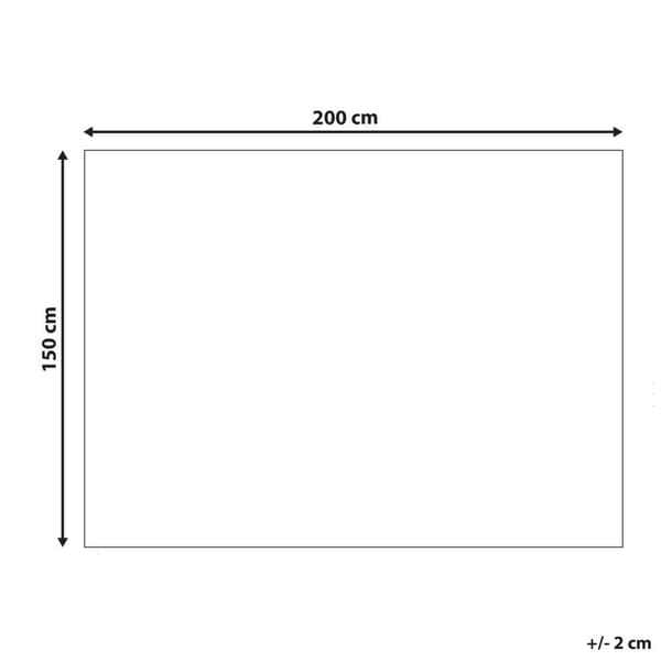Överkast 150 x 200 cm brun SALKA Lumarko!