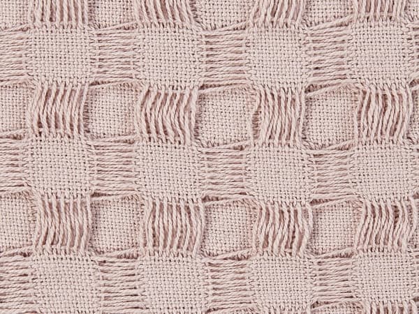 Överkast i bomull 200 x 220 cm rosa BERE Lumarko!
