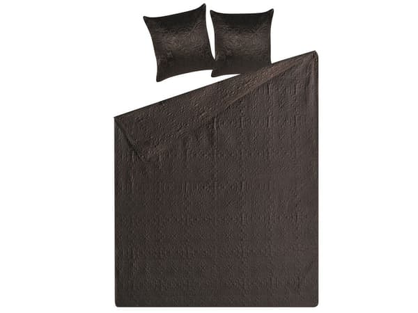 Överkast med kuddar RAYEN 160 x 220 cm Brun Lumarko!