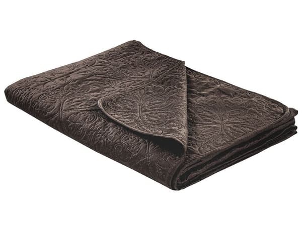 Överkast med kuddar RAYEN 160 x 220 cm Brun Lumarko!