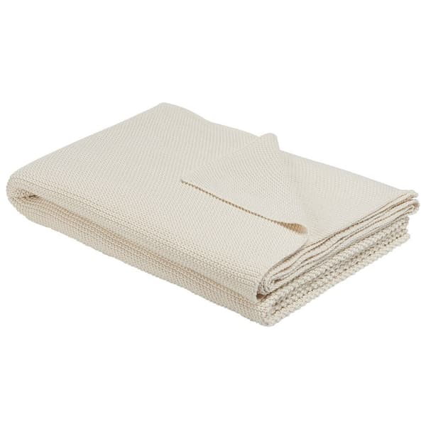 ASAKA Filt Bomull 130 x 180 cm Beige Lumarko!