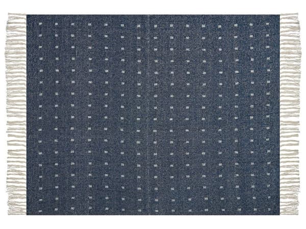 TAARI Peitto Puuvilla 130 x 170 cm Azure Lumarko!