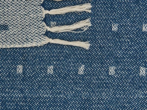 TAARI Peitto Puuvilla 130 x 170 cm Azure Lumarko!