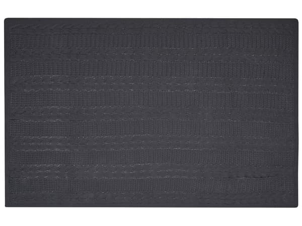 FETHIYE Filt Bomull 140 x 170 cm Mörkgrå Lumarko!