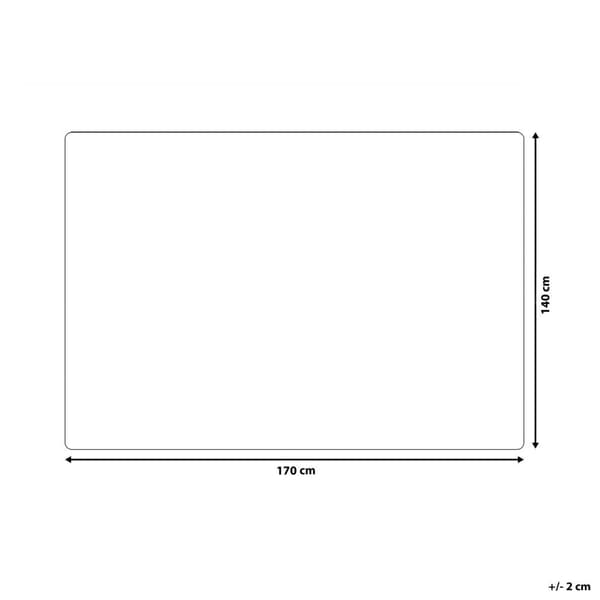 FETHIYE Filt Bomull 140 x 170 cm Mörkgrå Lumarko!