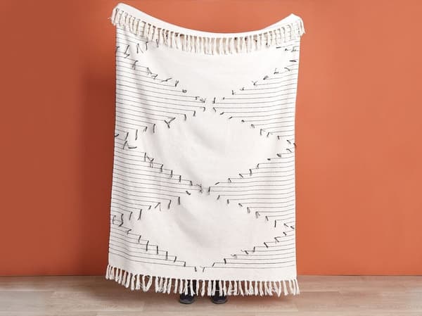 ULUYOL Puuvillapeitto 130 x 170 cm Beige Lumarko!