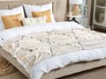 Pikkukuva 2 / 7: ULUYOL Puuvillapeitto 130 x 170 cm Beige Lumarko!