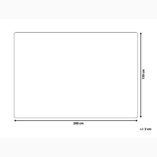 Överkast LINDULA Bomull 150 x 200 cm Off-white Lumarko!