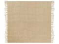 Miniatyrbild 3 av 7: Filt VELLA Bomull 190 x 230 cm Beige Lumarko!