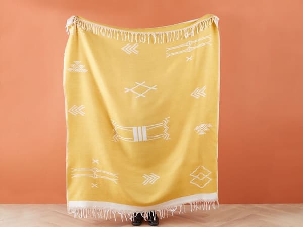 JALKINI Filt 130 x 170 cm Gul Lumarko!