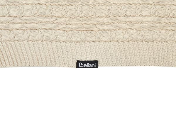 ANAMUR-peitto puuvillaa 110 x 180 cm beige Lumarko!