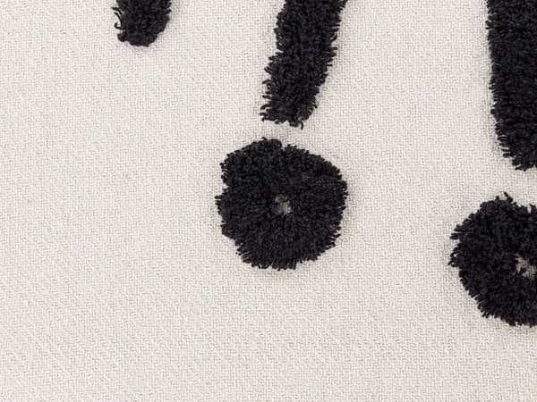 Bomullsfilt 125 x 150 cm vit SEDIO Lumarko!