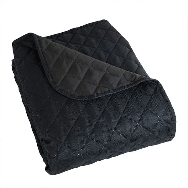 Dekorativt överkast HERRINGBONE svart 170x210 cm - Elegans i ditt sovrum