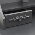 Miniatyrbild 2 av 10: vidaXL Sminkbord med pall och 3 speglar grå