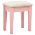Miniatyrbillede 9 af 10: vidaXL kosmetikbord med taburet 65x36x128 cm kejsertræ MDF pink
