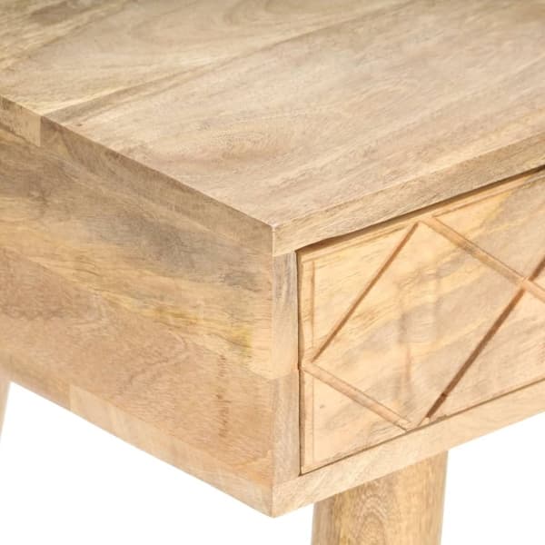 vidaXL kosmetikbord 100x50x76 cm massivt mangotræ