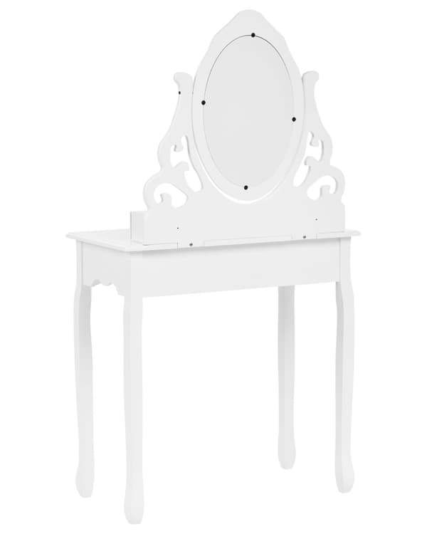 Makeup Bord Hvid 4 Skuffer Stue Møbler Skandinavisk Design