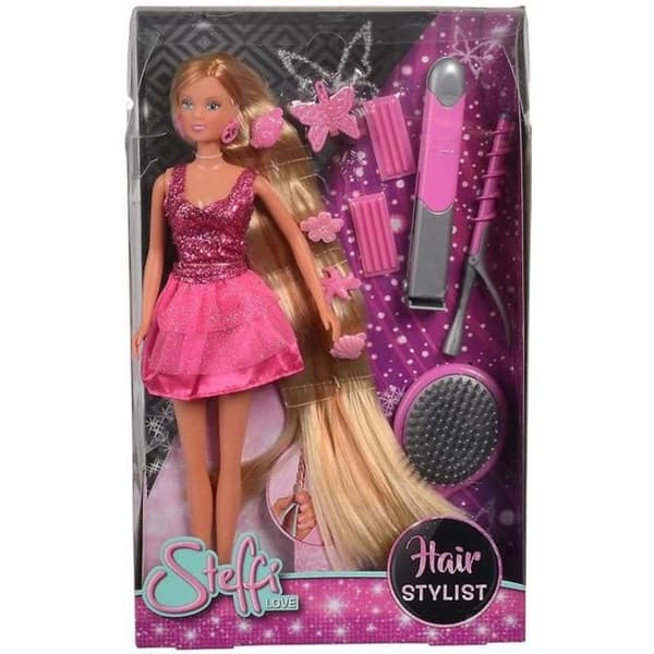 Frisör - Simba Toys - Steffi Love - 29 cm - Långt hår - Håraccessoarer