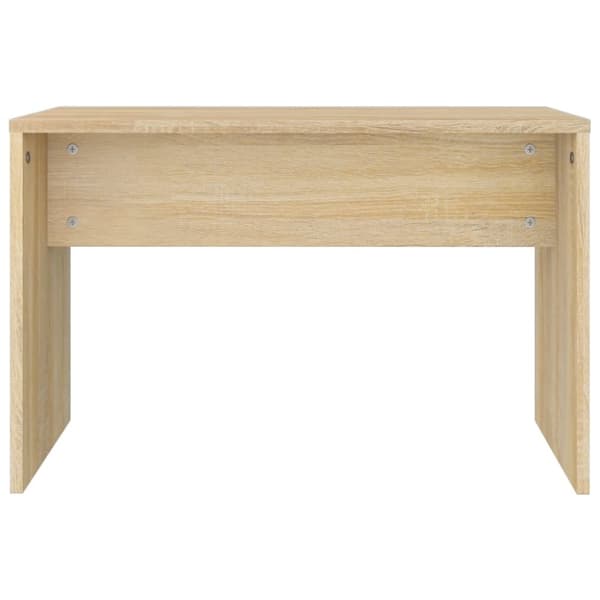 vidaXL Sminkbord set sonoma-ek 74,5x40x141 cm