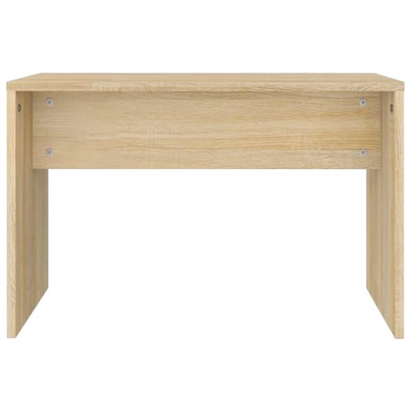 vidaXL konsolbordsæt 86,5x35x136 cm sonoma-eg