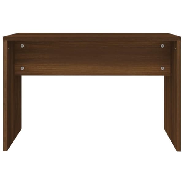 vidaXL konsolbordsæt 74,5x40x141 cm brun egetræsfarve