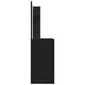 Miniatyrbillede 7 af 11: vidaXL makeupbord med spejl 74,5x40x141 cm sort