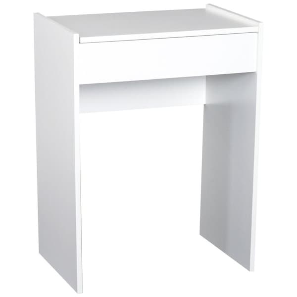 Rootz kosmetikabord med pall - vit, svart - spånskiva, syntet - 15,82 cm x 23,7 cm x 31,1 cm